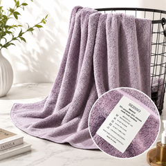SEISSO 3X Super Absorbent XL Bath Towels (35×63”) – Ultra-Soft, Antibacterial & Quick-Dry