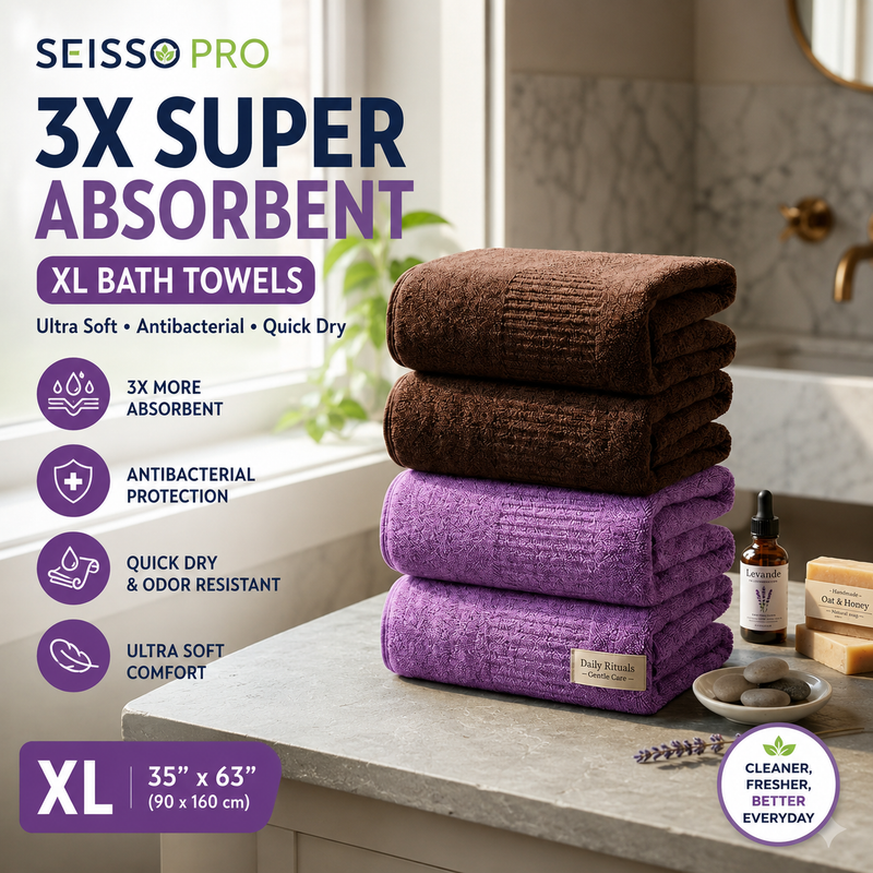 Why These Super Absorbent Quick‑Dry XL Bath Towels Are a Bathroom Game Changer