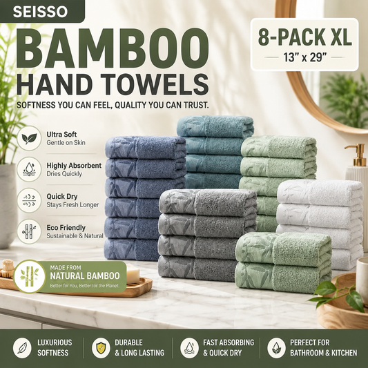 Why Bamboo Hand Towels Are Becoming the New Bathroom Essential