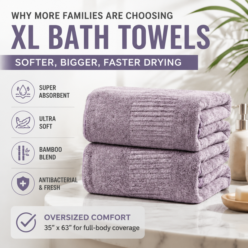 Why More Families Are Choosing XL Bath Towels Instead of Standard Towels