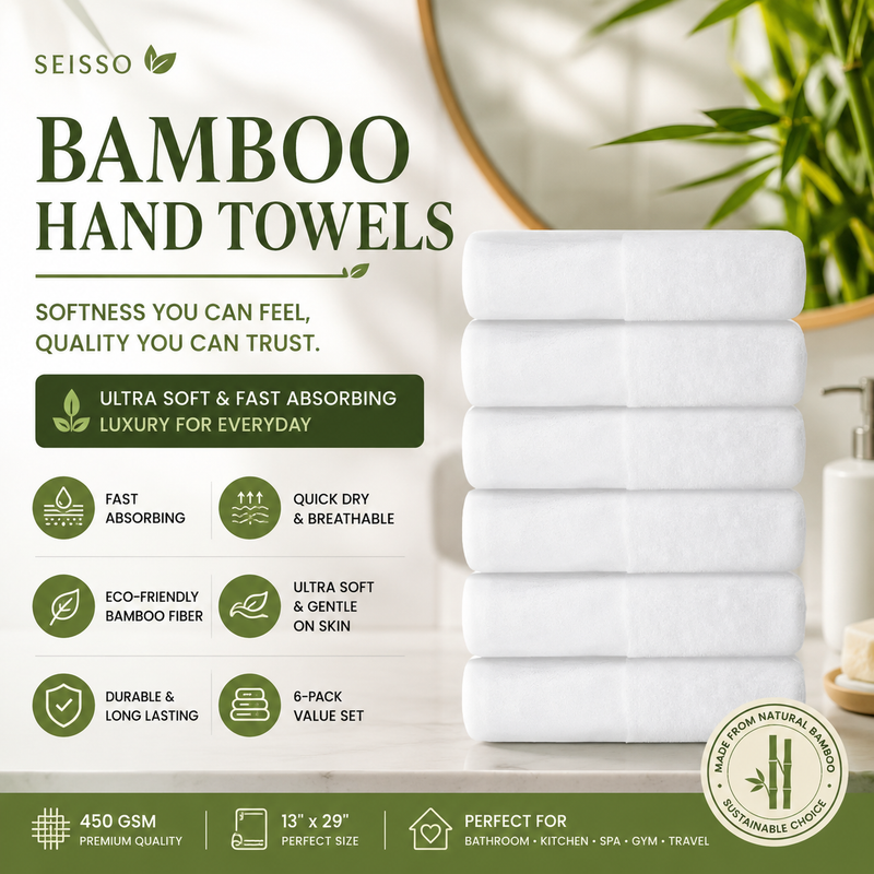 Why Bamboo Hand Towels Are Becoming the First Choice for Modern Home
