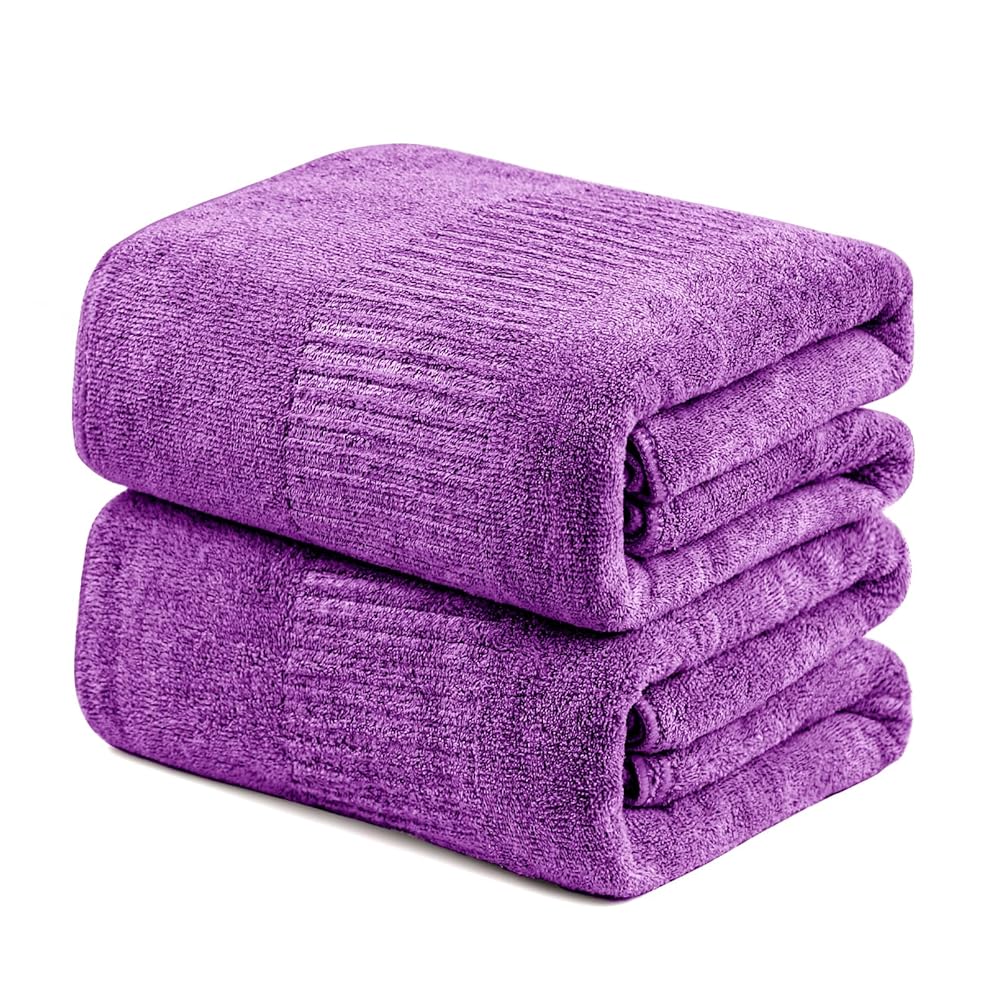 SEISSO 3X Super Absorbent XL Bath Towels (35×63”) – Ultra-Soft, Antibacterial & Quick-Dry