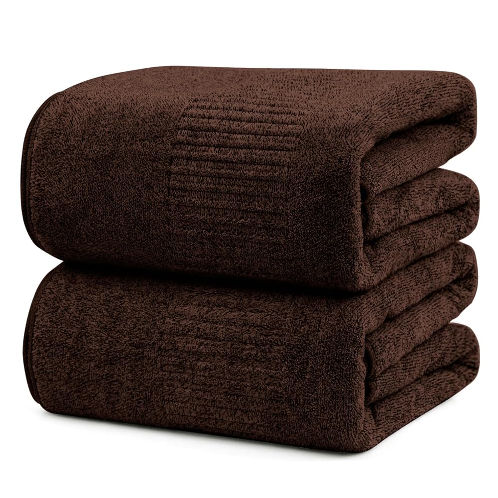 SEISSO 3X Super Absorbent XL Bath Towels (35×63”) – Ultra-Soft, Antibacterial & Quick-Dry